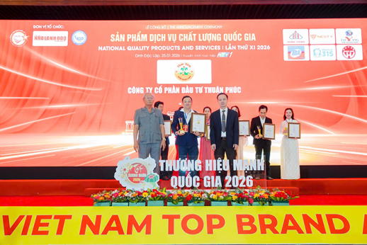 Phúc Sâm - “Tinh hoa Sâm Việt" đạt danh hiệu Sản phẩm - Dịch vụ Chất lượng Quốc gia 2026