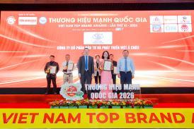Công ty Cổ phần Đầu tư và Phát triển Việt Á Châu khẳng định vị thế tại Thương hiệu Mạnh Quốc Gia 2026
