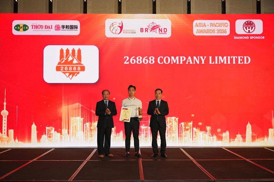 Công ty TNHH 26868 – Vinh dự nhận giải thưởng “Top 10 Doanh nghiệp tiêu biểu Châu Á – Thái Bình Dương 2026”