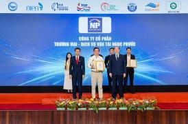 Ngọc Phước Logistics được xướng danh tại Top 10 Thương hiệu tín nhiệm hàng đầu Châu Á