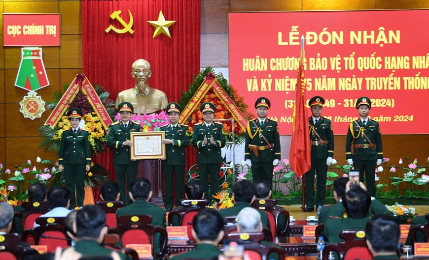 Cục Chính trị, Tổng cục Chính trị đón nhận Huân chương Bảo vệ Tổ quốc hạng nhất