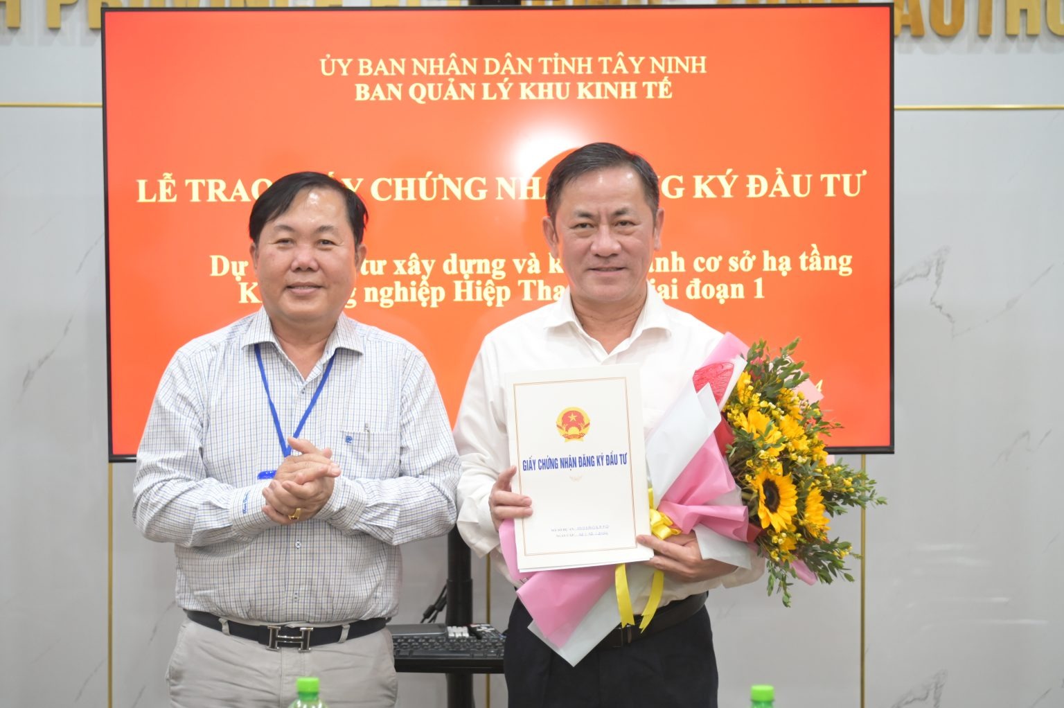 VRG nhận giấy chứng nhận đầu tư dự án KCN gần 500 ha tại Tây Ninh