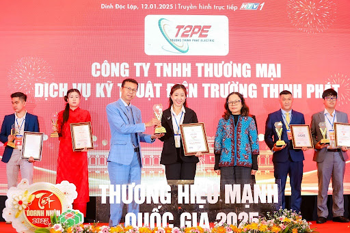 Công ty Trường Thịnh Phát lọt Top 100 Thương hiệu mạnh quốc gia 2025