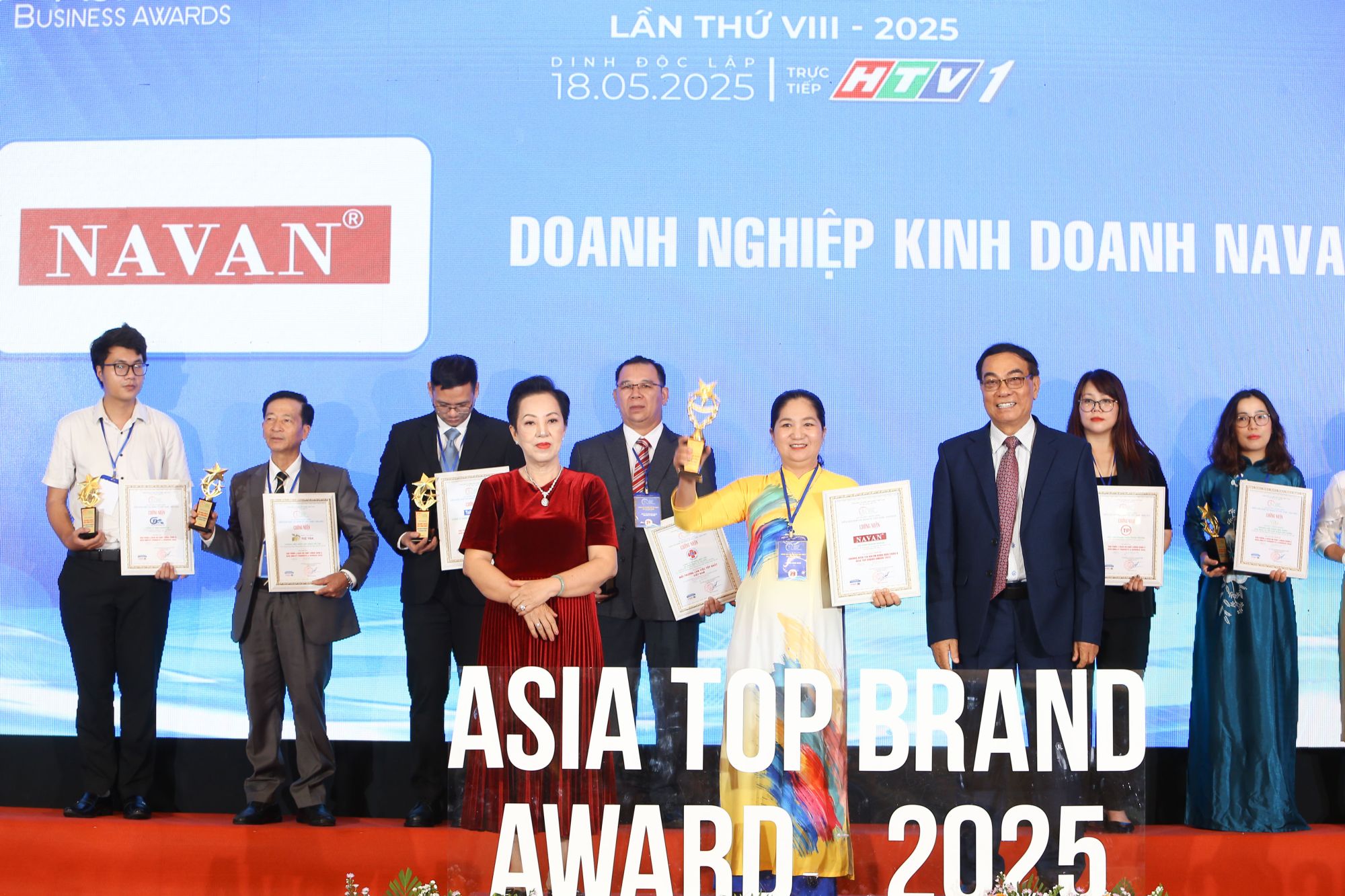 Ngũ cốc Navan vinh dự nhận giải thưởng TOP 10 Thương hiệu Tín nhiệm Hàng đầu Châu Á