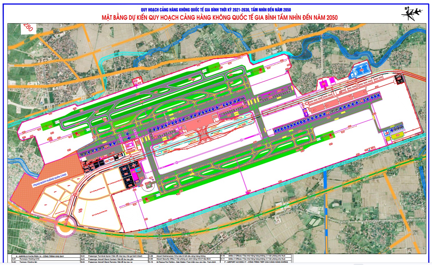 Nâng công suất sân bay Gia Bình lên 50 triệu hành khách/năm