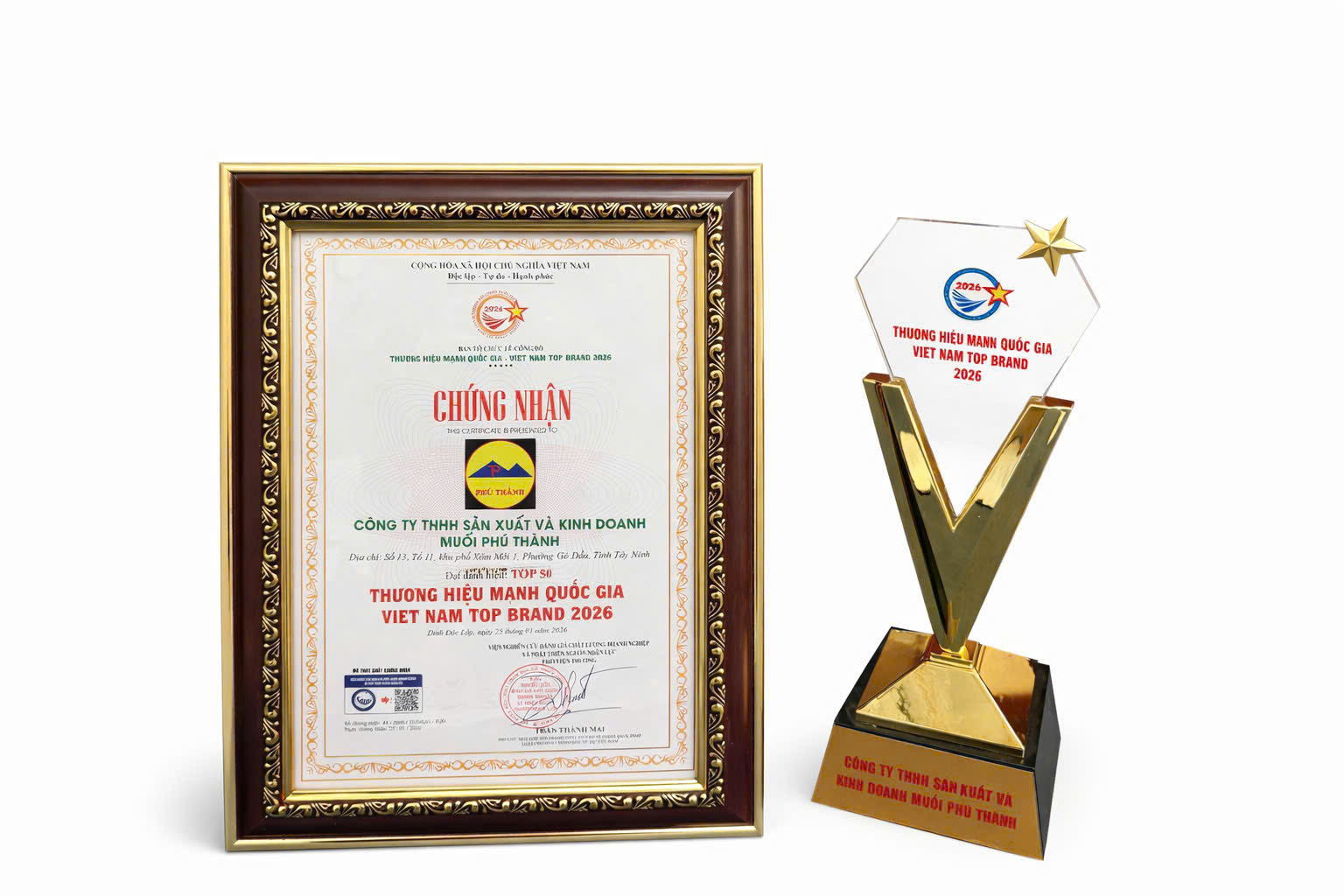 Muối Phú Thành – Khẳng định thương hiệu từ chất lượng và uy tín