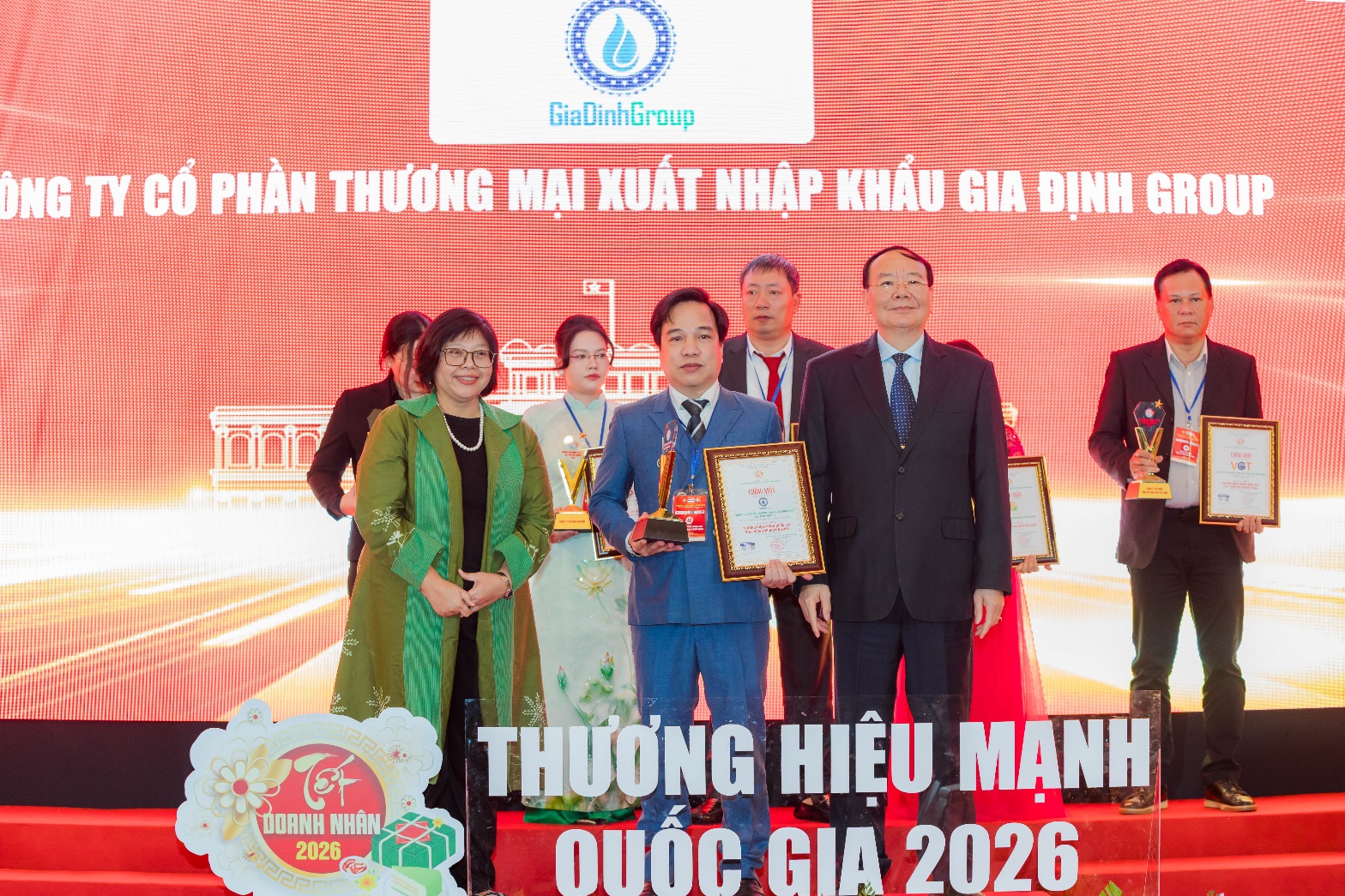 Gia Định Group Khẳng Định Vị Thế Doanh Nghiệp Đa Ngành Bằng 3 Giải Thưởng Danh Giá Tại Thương Hiệu Mạnh Quốc Gia 2026