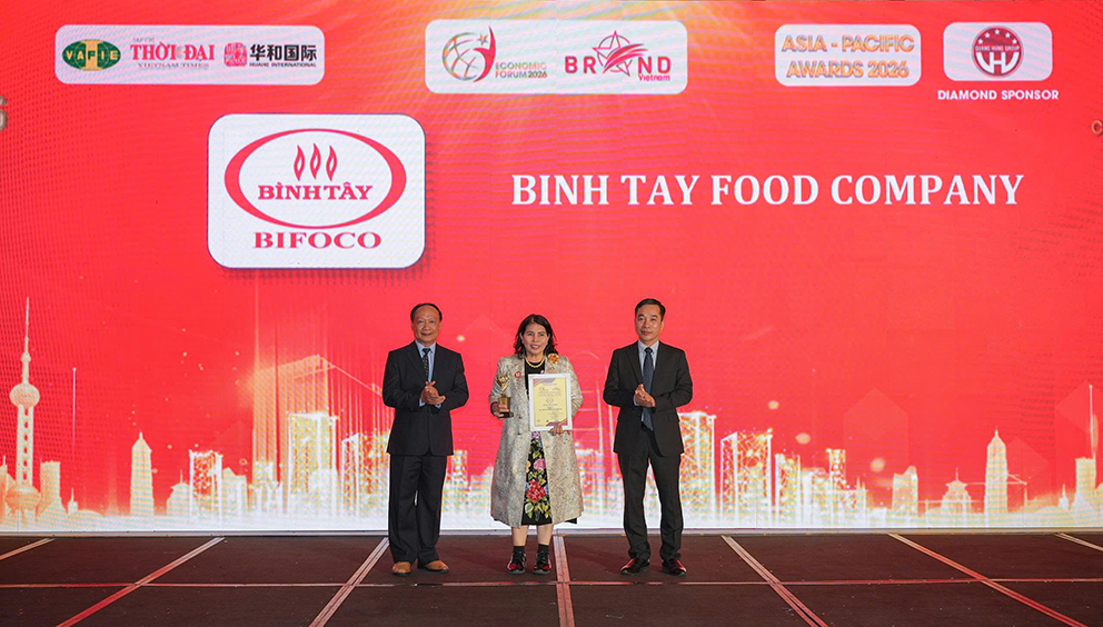 Công Ty Cổ Phần Thực Phẩm Bình Tây Vinh Dự Được Vinh Danh Tại Diễn Đàn Kinh Tế Châu Á – Thái Bình Dương 2026