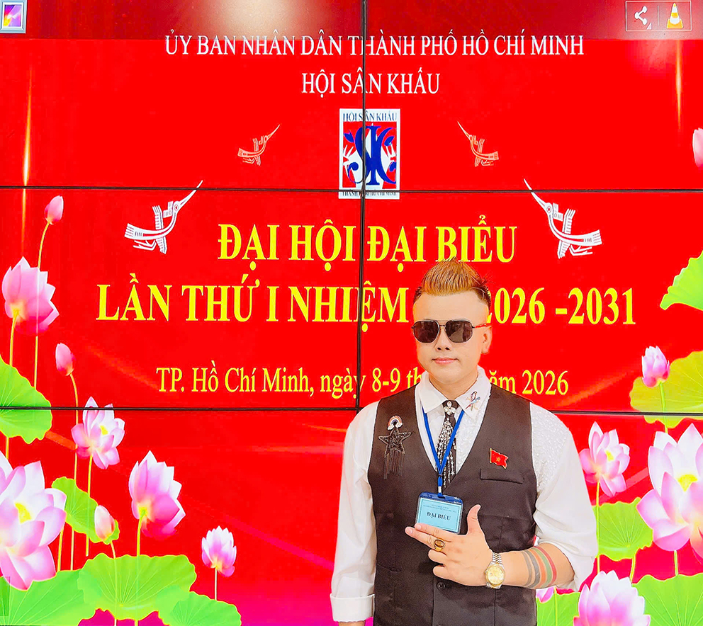 Ảo thuật gia Tuấn Minh vinh dự lần thứ hai là Đại biểu tham dự Đại hội Hội Nghệ sĩ Sân khấu TP.HCM nhiệm kỳ 2026 – 2031