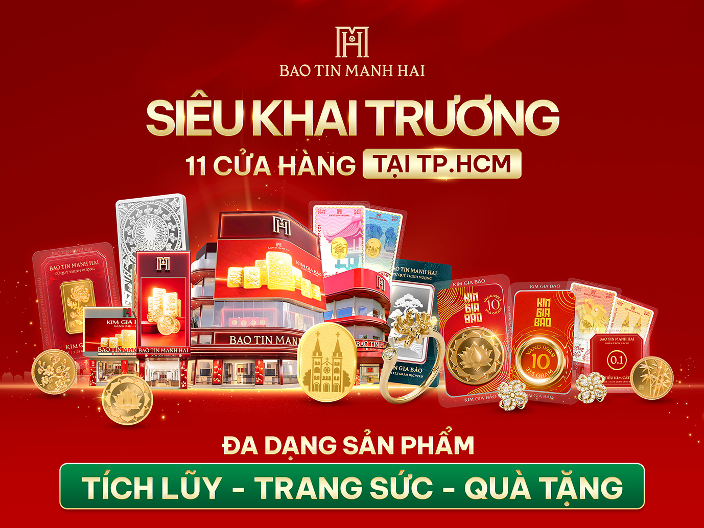 Trào lưu sắm vàng "mini" từ 0,1 chỉ và sức hút từ hệ sinh thái tích lũy của Bảo Tín Mạnh Hải tại TP. HCM