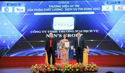 Nen’s Group vinh dự được bình chọn Top 10 Thương Hiệu Uy Tín 2022