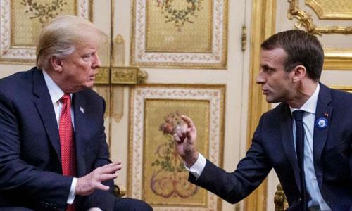 Cơn thịnh nộ của Trump trút vào Macron