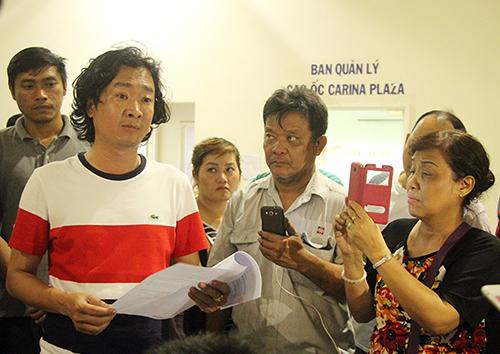 Chung cư Carina náo loạn khi chủ đầu tư đối thoại với cư dân