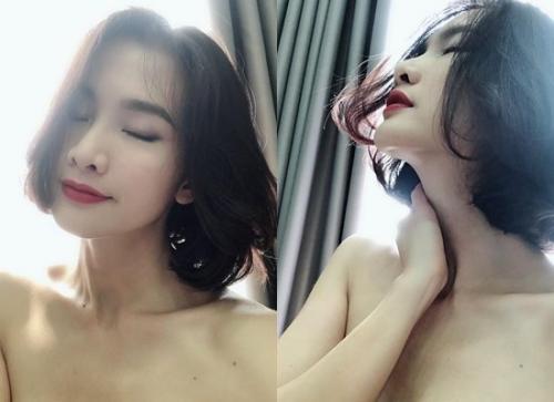 Diễn viên Anh Thư khoe vai trần sexy khiến fan phát sốt