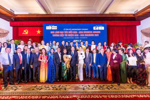 Lễ công bố Thương hiệu tín nhiệm Asia – Asia Branding – Nhà lãnh đạo tiêu biểu Asia – Asia Business Awards 2022