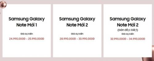 Lộ giá bán “chát” của bộ đôi Galaxy Note20 và Galaxy F Fold 2 sắp ra mắt