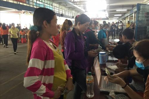 Sáng nay, 100% công nhân PouYuen vào xưởng làm việc