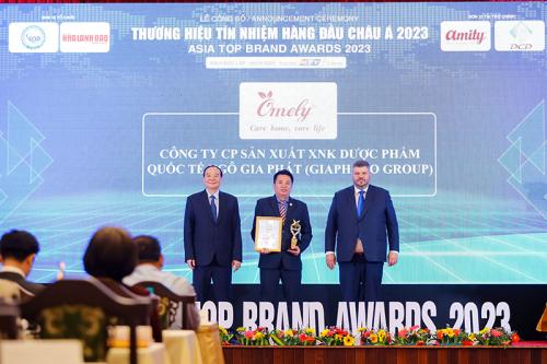 Omely Thương hiệu mạnh chủ lực thuộc Giaphaco Group vinh dự nhận giải thưởng Thương Hiệu Tín Nhiệm Hàng Đầu Châu Á - Asia Top Brand Award 2023