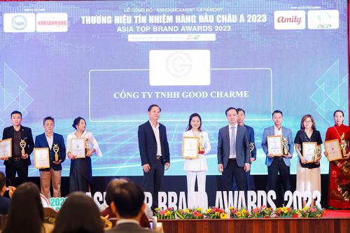 Goodcharme vinh dự đạt giải thưởng: Thương Hiệu Tín Nhiệm Hàng Đầu Châu Á - Asia Top Brand Award 2023