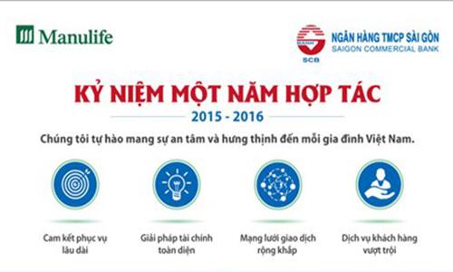 Manulife và SCB kỷ niệm một năm quan hệ hợp tác độc quyền