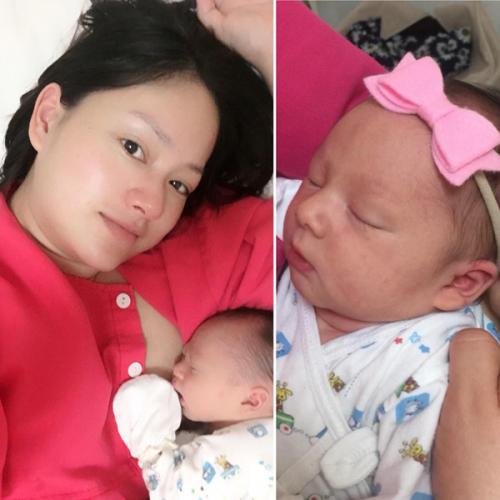Diễn viên Lan Phương khoe ảnh con gái đầu lòng