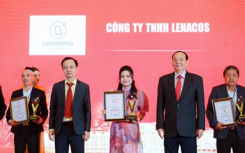Thương hiệu mỹ phẩm Lenabena của Công ty TNHH LENACOS vinh dự đón nhận giải thưởng “Top 12 Thương Hiệu Mạnh Quốc Gia 2024”