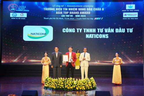 Naticons đạt Top 10 Thương hiệu Tín nhiệm Hàng Đầu Châu Á – Asia Top Brand Award 2024