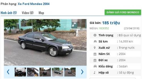 Những chiếc ô tô Ford cũ này đang rao bán tầm giá 200 triệu tại Việt Nam