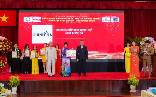 Thương hiệu Chè sạch Chính Hà tự hào và vinh dự khi đón nhận Top 20 Thương hiệu mạnh Quốc gia