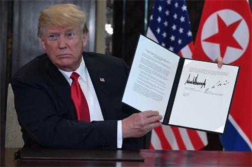 Toàn văn Tuyên bố chung giữa Trump và Kim Jong-un