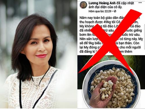 Viết sai về vụ tỏi Lý Sơn, Facebooker Lương Hoàng Anh nhận mức phạt 12,5 triệu đồng -M.T 