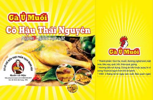 Gà ủ muối thảo mộc Cô Hậu Thái Nguyên: Món ngon bổ dưỡng cho mọi người
