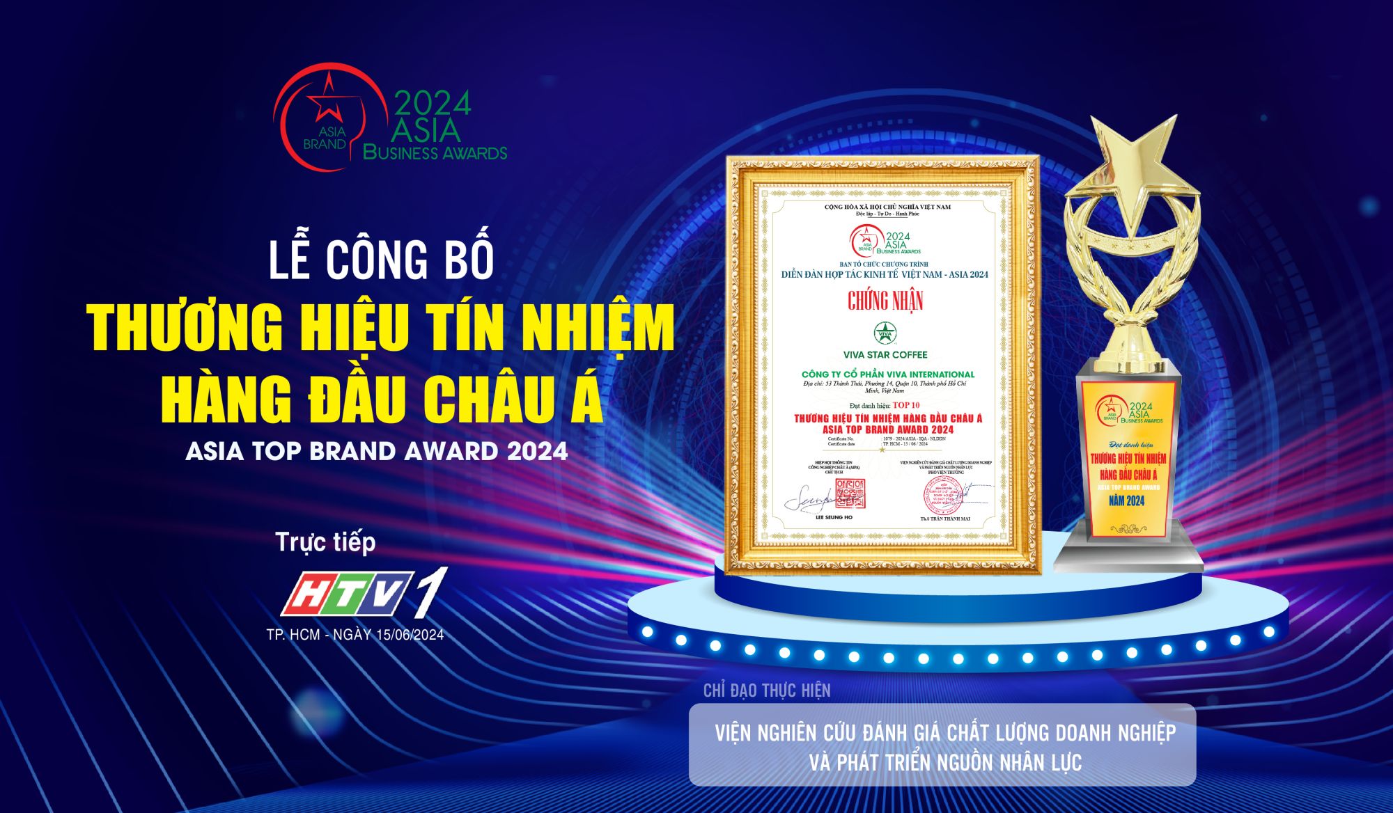 LỄ CÔNG BỐ THƯƠNG HIỆU TÍN NHIỆM HÀNG ĐẦU CHÂU Á - ASIA TOP BRAND AWARD 2024